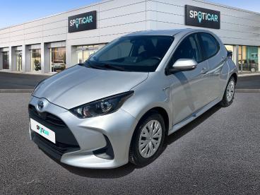 SPOTICAR Toyota Yaris 116h Iconic 5p Occasion - Citadine Hybride Gris Aluminium (m) - Bourgoin Jallieu - 1204082385_1