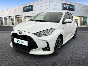 SPOTICAR Toyota Yaris Hybride 116h Design Occasion - Citadine Hybride Blanc - Velizy - 1204090147_1
