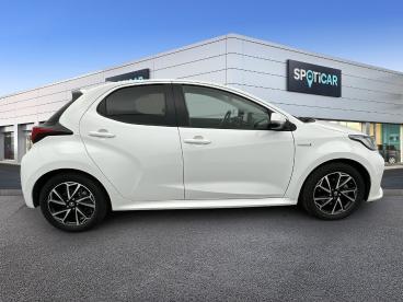 SPOTICAR Toyota Yaris Hybride 116h Design Occasion - Citadine Hybride Blanc - Velizy - 1204090147_4