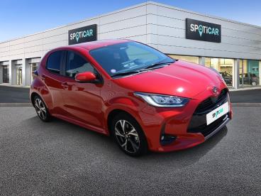 SPOTICAR Toyota Yaris 116h Design Occasion - Citadine Hybride Rouge - Pontarlier - 1204109568_3
