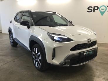 SPOTICAR Toyota Yaris 130h Trail Awd-i My26 Occasion - Citadine Hybride Blanc Lunaire Premium/toit Noir - Mende - 1204129605_3