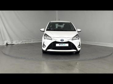 SPOTICAR Toyota Yaris 100h Dynamic 5p Rc19 Occasion - Citadine Hybride Blanc Pur - Saint Maximin - 1204200481_2