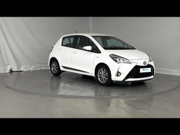 SPOTICAR Toyota Yaris 100h Dynamic 5p Rc19 Occasion - Citadine Hybride Blanc Pur - Saint Maximin - 1204200481_3