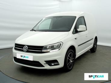 SPOTICAR Volkswagen Caddy 2.0 Tdi 102ch Business Line Dsg6 Occasion - Utilitaire Diesel Blanc Candy - Albertville - 1203803648_1