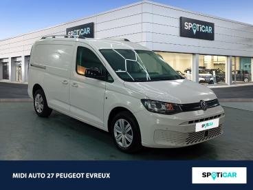 SPOTICAR Volkswagen Caddy Maxi 2.0 Tdi 122ch 1st Edition Dgs7 Occasion - Utilitaire Diesel Blanc Candy - Normanville - 1204050947_3