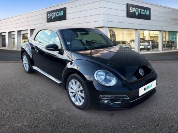SPOTICAR Volkswagen New Beetle Coccinelle Cabriolet 2.0 Tdi 110 Bmt Dsg7 Design Occasion - Coupé-cabriolet Diesel Black - Besancon - 1203915816_3