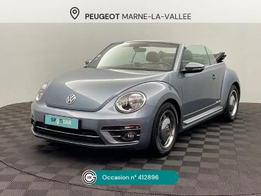 SPOTICAR Volkswagen New Beetle Coccinelle Cabriolet 1.2 Tsi 105 Bmt Denim Occasion - Coupé-cabriolet Essence Gris Clair - Montevrain - 1203665813_1