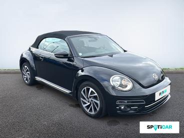 SPOTICAR Volkswagen New Beetle Coccinelle Cabriolet 1.2 Tsi 105ch Bluemotion Technology Design Occasion - Coupé-cabriolet Essence Noir Intense / Capote Noire - Narbonne - 1203908386_3