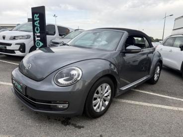 SPOTICAR Volkswagen New Beetle Coccinelle Cabriolet 1.4 Tsi 160ch Sport Dsg7 Occasion - Coupé-cabriolet Essence Gris Platine / Capote Noire - Sene - 1204034313_1
