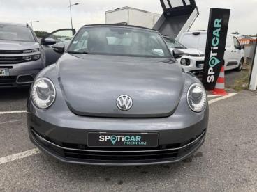 SPOTICAR Volkswagen New Beetle Coccinelle Cabriolet 1.4 Tsi 160ch Sport Dsg7 Occasion - Coupé-cabriolet Essence Gris Platine / Capote Noire - Sene - 1204034313_2