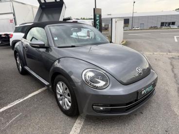 SPOTICAR Volkswagen New Beetle Coccinelle Cabriolet 1.4 Tsi 160ch Sport Dsg7 Occasion - Coupé-cabriolet Essence Gris Platine / Capote Noire - Sene - 1204034313_3