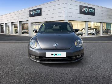 SPOTICAR Volkswagen New Beetle Coccinelle Cabriolet 1.6 Tdi 105ch Fap Vintage Occasion - Coupé-cabriolet Diesel Gris Platine / Capote Noire - Anthy-sur-leman - 1204153371_2