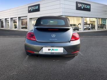 SPOTICAR Volkswagen New Beetle Coccinelle Cabriolet 1.6 Tdi 105ch Fap Vintage Occasion - Coupé-cabriolet Diesel Gris Platine / Capote Noire - Anthy-sur-leman - 1204153371_5