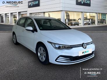 SPOTICAR Volkswagen Golf 2.0 Tdi 116ch Life Plus Occasion - Berline Diesel Blanc - Carhaix Plouguer - 1203713053_3