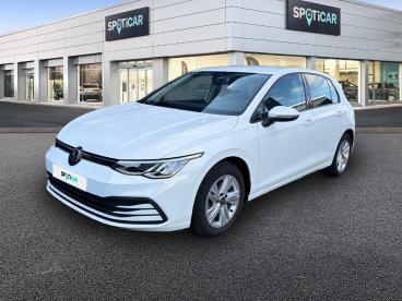 SPOTICAR Volkswagen Golf 2.0 Tdi 116ch Life Plus Occasion - Berline Diesel Blanc Oryx Nacrée - Pont L Abbe - 1203750110_1