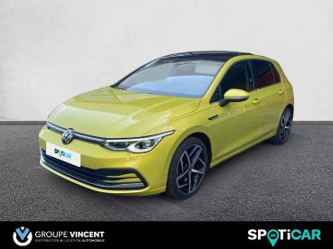 SPOTICAR Volkswagen Golf 150cv Viii 1.5 E Tsi Act Style 1st Occasion - Berline Hybride Jaune - Gien - 1204054247_1