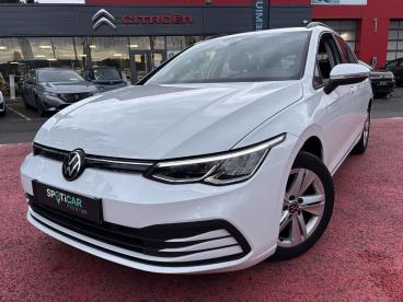 SPOTICAR Volkswagen Golf Sw 2.0 Tdi 115 Bvm6 Life Occasion - Break Diesel Blanc - Ambert - 1203785338_2
