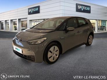 SPOTICAR Volkswagen Id3 Id.3 204ch - 58 Kwh Life Occasion - Berline Electrique Gris Lunaire/toit/hayon Noir - Vitry le francois - 1203920709_1