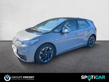 SPOTICAR Volkswagen Id3 Id.3 95cv Auto Pure Occasion - Berline Electrique Gris Argent - Gien - 1203965365_1