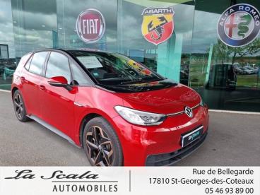 SPOTICAR Volkswagen Id3 Id.3 145ch Pro 58 Kwh Occasion - Berline Electrique Noir - Aytre - 1204217435_1