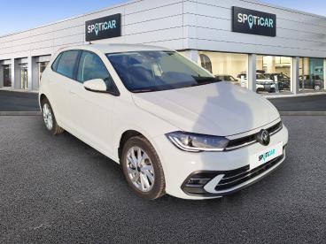 SPOTICAR Volkswagen Polo 1.0 Tsi 95 S&s Dsg7 Life Occasion - Citadine Essence Blanc - Argentan - 1203740172_3