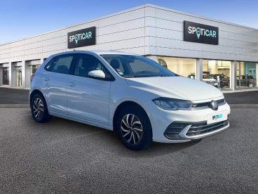 SPOTICAR Volkswagen Polo 1.0 Tsi 95ch Life Dsg7 Occasion - Citadine Essence Blanc Pur - Narbonne - 1203772133_3