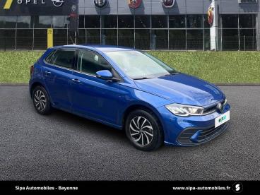 SPOTICAR Volkswagen Polo 1.0 Tsi 110 S&s Dsg7 Life Plus Occasion - Citadine Essence Reef Blue Metallic - Bayonne - 1203849639_3
