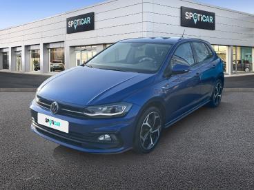 SPOTICAR Volkswagen Polo 1.0 Tsi 115 S&s Dsg7 R-line Occasion - Citadine Essence Bleu - Granville - 1203929825_1