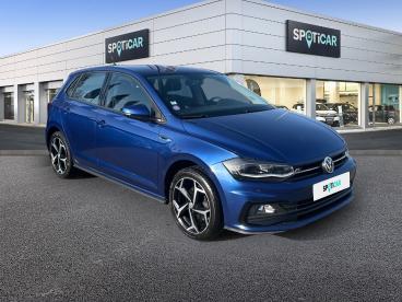 SPOTICAR Volkswagen Polo 1.0 Tsi 115 S&s Dsg7 R-line Occasion - Citadine Essence Bleu - Granville - 1203929825_3
