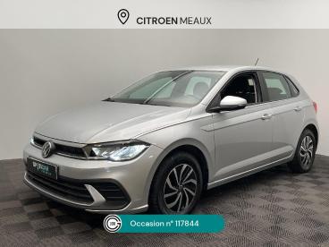 SPOTICAR Volkswagen Polo 1.0 Tsi 95 S&s Dsg7 Life Plus Occasion - Citadine Essence Gris Clair - Mareuil Les Meaux - 1204192608_1