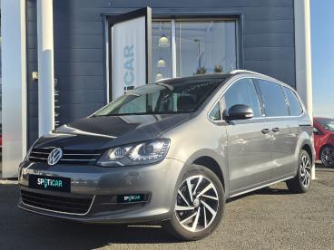 SPOTICAR Volkswagen Sharan .0 Tdi 150 Dsg6 Iq.drive Bmt Occasion - Familiale Diesel Gris Foncé - Beaucouze - 1204102481_1
