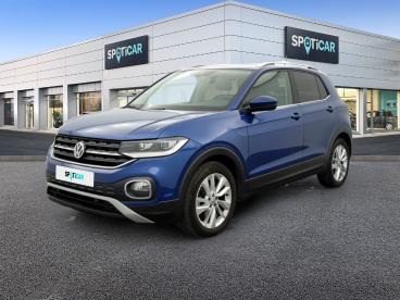 SPOTICAR Volkswagen T-cross 1.0 Tsi 115 Start/stop Bvm6 Carat Occasion - Suv-4x4 Essence Bleu - Argenteuil - 1203708131_1