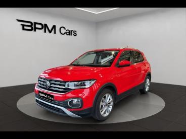 SPOTICAR Volkswagen T-cross 1.0 Tsi 110ch Carat Dsg7 Occasion - Suv-4x4 Essence Rouge Flash - Amilly - 1203896887_1