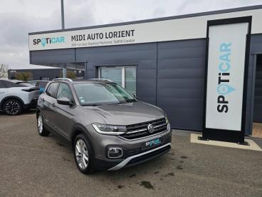 SPOTICAR Volkswagen T-cross 1.0 Tsi 115 Carat / Camera De Recul Occasion - Suv-4x4 Essence Gris Limestone Métallisée - Caudan - 1203955274_1