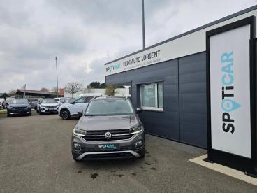 SPOTICAR Volkswagen T-cross 1.0 Tsi 115 Carat / Camera De Recul Occasion - Suv-4x4 Essence Gris Limestone Métallisée - Caudan - 1203955274_3
