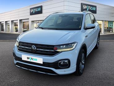 SPOTICAR Volkswagen T-cross 1.0 Tsi 110ch R-line Dsg7 Occasion - Suv-4x4 Essence Blanc Pur - Reims - 1204037869_1