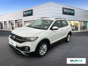 SPOTICAR Volkswagen T-cross 1.0 Tsi 115 Start/stop Dsg7 Lounge Occasion - Suv-4x4 Essence Blanc - Saint Georges De Didonne - 1204056607_1