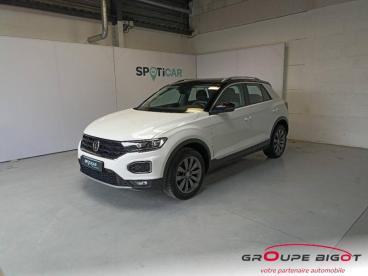 SPOTICAR Volkswagen T-roc 1.5 Tsi Evo 150ch Carat Euro6d-t Occasion - Suv-4x4 Essence Blanc Pur/noir - Vendome - 1203716942_1