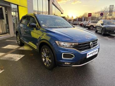 SPOTICAR Volkswagen T-roc 2.0 Tdi 150ch Carat Exclusive 4motion Dsg7 Occasion - Suv-4x4 Diesel Bleu Ravenna/noir - Vert Saint Denis - 1203778253_3