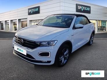 SPOTICAR Volkswagen T-roc Cabriolet 1.5 Tsi Evo 150 Start/stop Dsg7 R-line Occasion - Suv-4x4 Essence Blanc - Cagnes Sur Mer - 1203852533_1