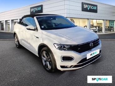 SPOTICAR Volkswagen T-roc Cabriolet 1.5 Tsi Evo 150 Start/stop Dsg7 R-line Occasion - Suv-4x4 Essence Blanc - Cagnes Sur Mer - 1203852533_3