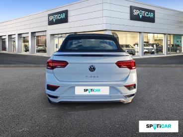 SPOTICAR Volkswagen T-roc Cabriolet 1.5 Tsi Evo 150 Start/stop Dsg7 R-line Occasion - Suv-4x4 Essence Blanc - Cagnes Sur Mer - 1203852533_5