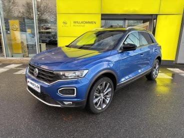 SPOTICAR Volkswagen T-roc 2.0 Tdi 150ch Carat Exclusive 4motion Dsg7 Occasion - Suv-4x4 Diesel Bleu Ravenna/noir - Vert Saint Denis - 1203853364_1