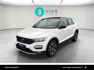 SPOTICAR Volkswagen T-roc 1.0 Tsi 115 Start/stop Bvm6 Iq.drive Occasion - Suv-4x4 Essence Blanc - Merignac - 1203890529_1