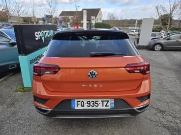 SPOTICAR Volkswagen T-roc 2.0 Tdi 150ch Carat Dsg7 145g Occasion - Suv-4x4 Diesel Orange Energy/noir - Chambourcy - 1203900232_3
