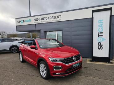 SPOTICAR Volkswagen T-roc 1.5 Tsi 150 Style Pack R-line Occasion - Suv-4x4 Essence Rouge Roi Métallisée, Capote Noire - Caudan - 1203906828_1