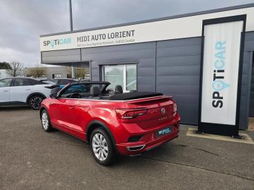 SPOTICAR Volkswagen T-roc 1.5 Tsi 150 Style Pack R-line Occasion - Suv-4x4 Essence Rouge Roi Métallisée, Capote Noire - Caudan - 1203906828_2