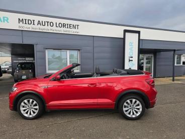 SPOTICAR Volkswagen T-roc 1.5 Tsi 150 Style Pack R-line Occasion - Suv-4x4 Essence Rouge Roi Métallisée, Capote Noire - Caudan - 1203906828_5