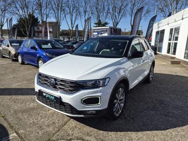 SPOTICAR Volkswagen T-roc 1.5 Tsi 150 Evo Start/stop Bvm6 First Edition Occasion - Suv-4x4 Essence Blanc - Argenteuil - 1203909857_1