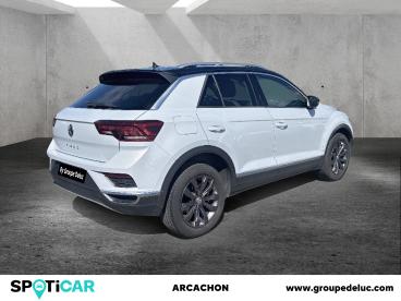 SPOTICAR Volkswagen T-roc 1.5 Tsi Evo 150ch Carat Occasion - Suv-4x4 Essence White Silver/noir - La Teste De Buch - 1204013241_2